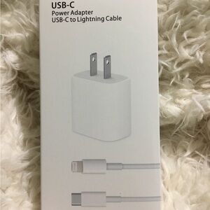 USB-C Power Adapter and Cable fast charge